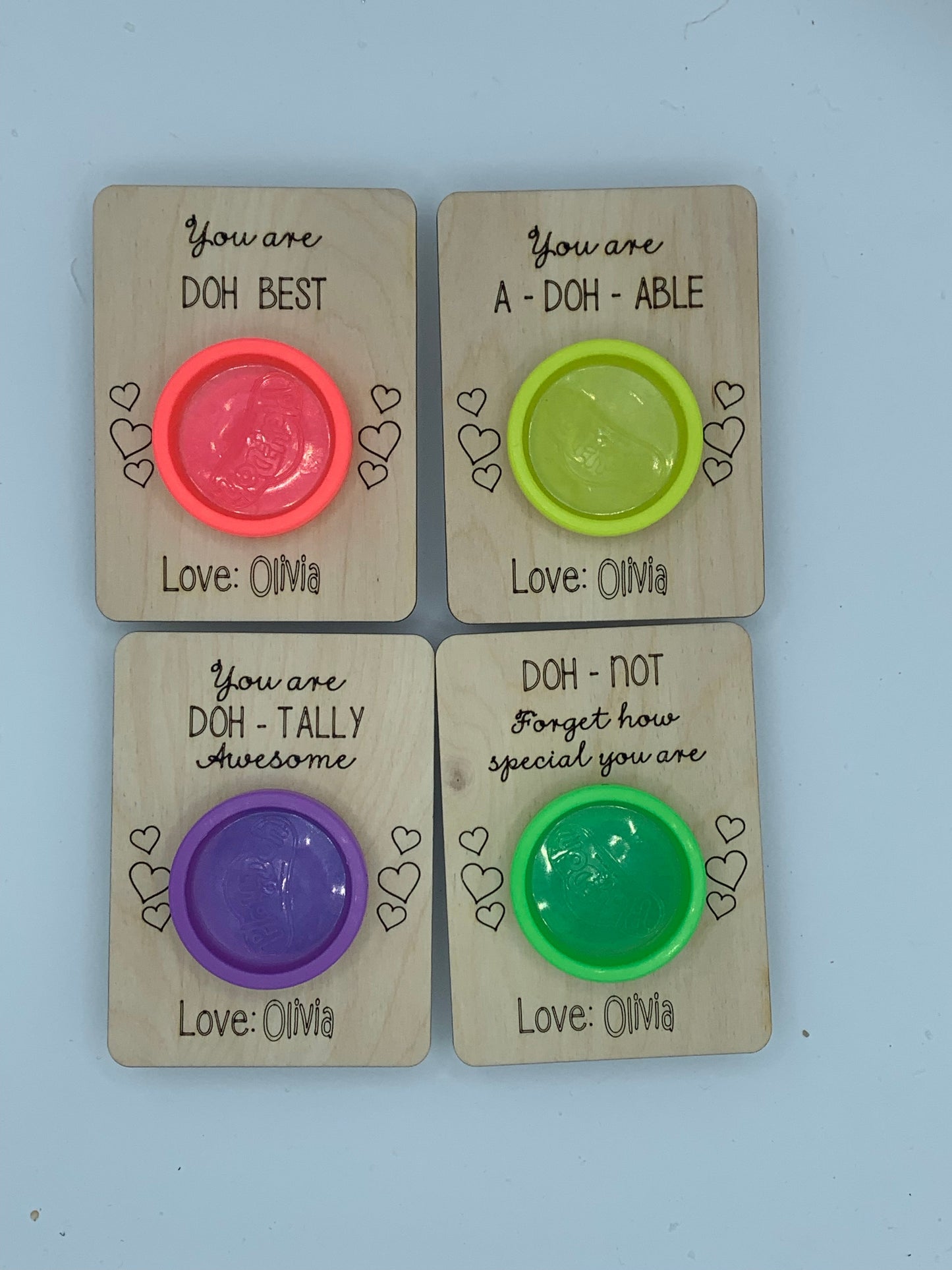 25 Play Doh Valentine Cards