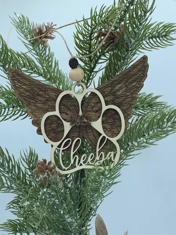 Personalized Angel Paw