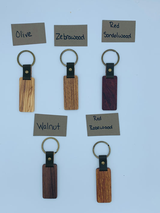 Wood Keychains