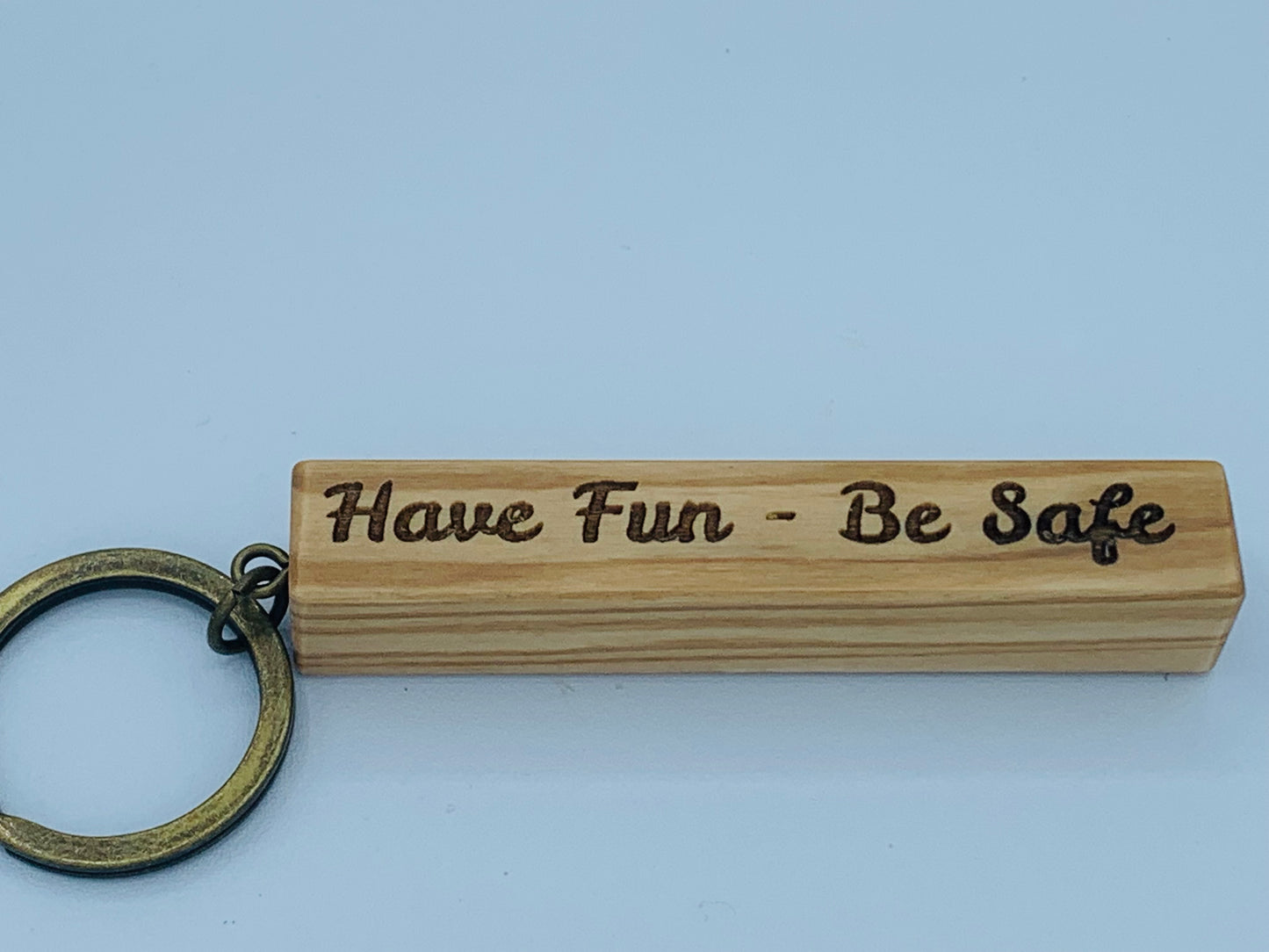 Long Wooden Keychain set of 6(same color)