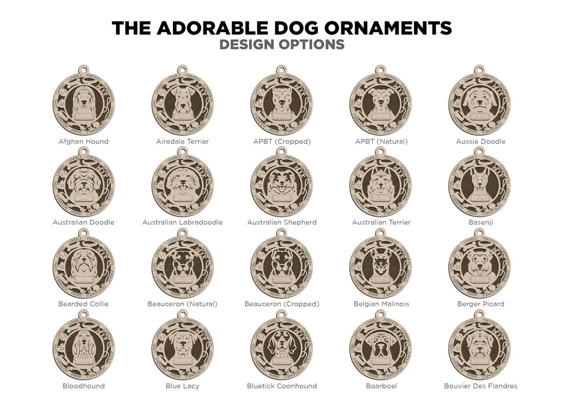 Dog Breed Ornament