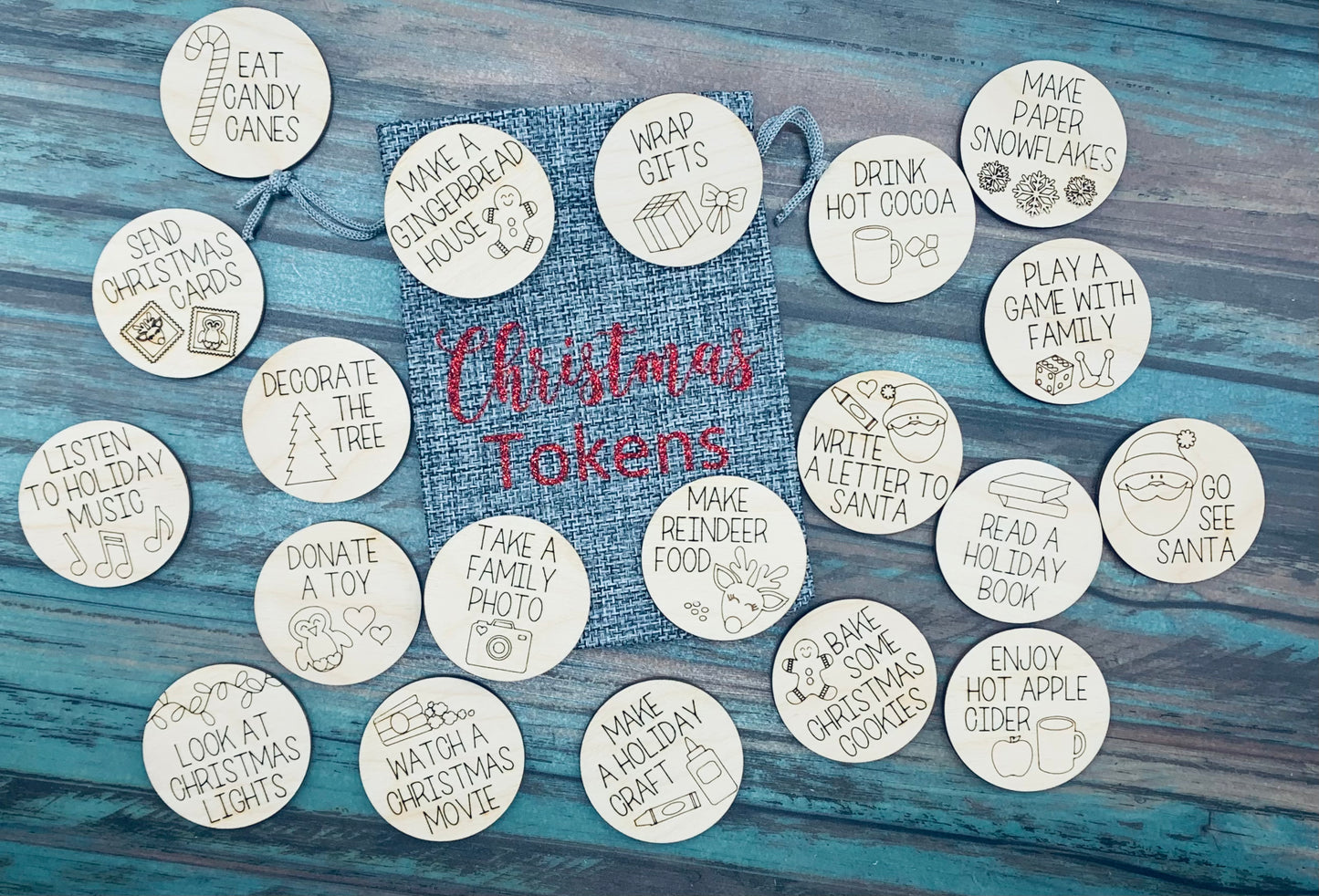 Christmas tokens