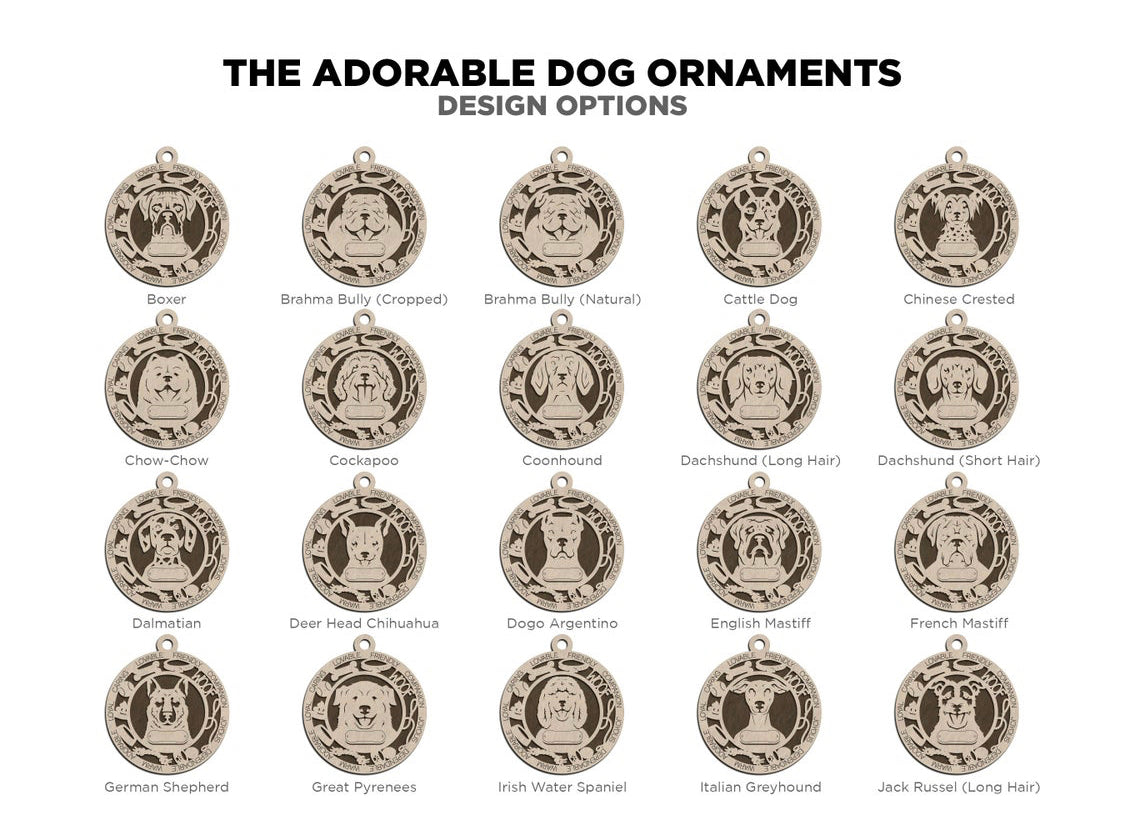 Dog Breed Ornament