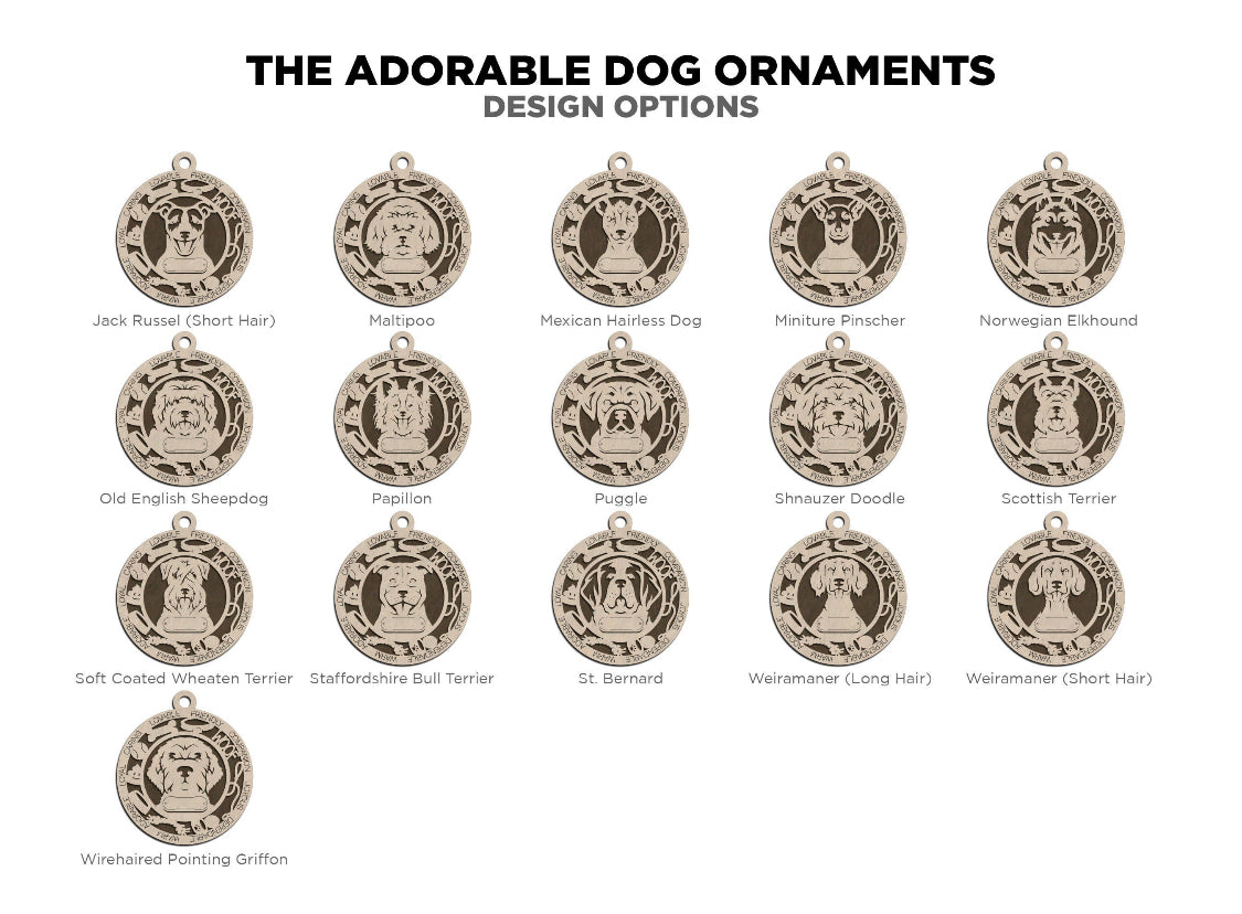 Dog Breed Ornament