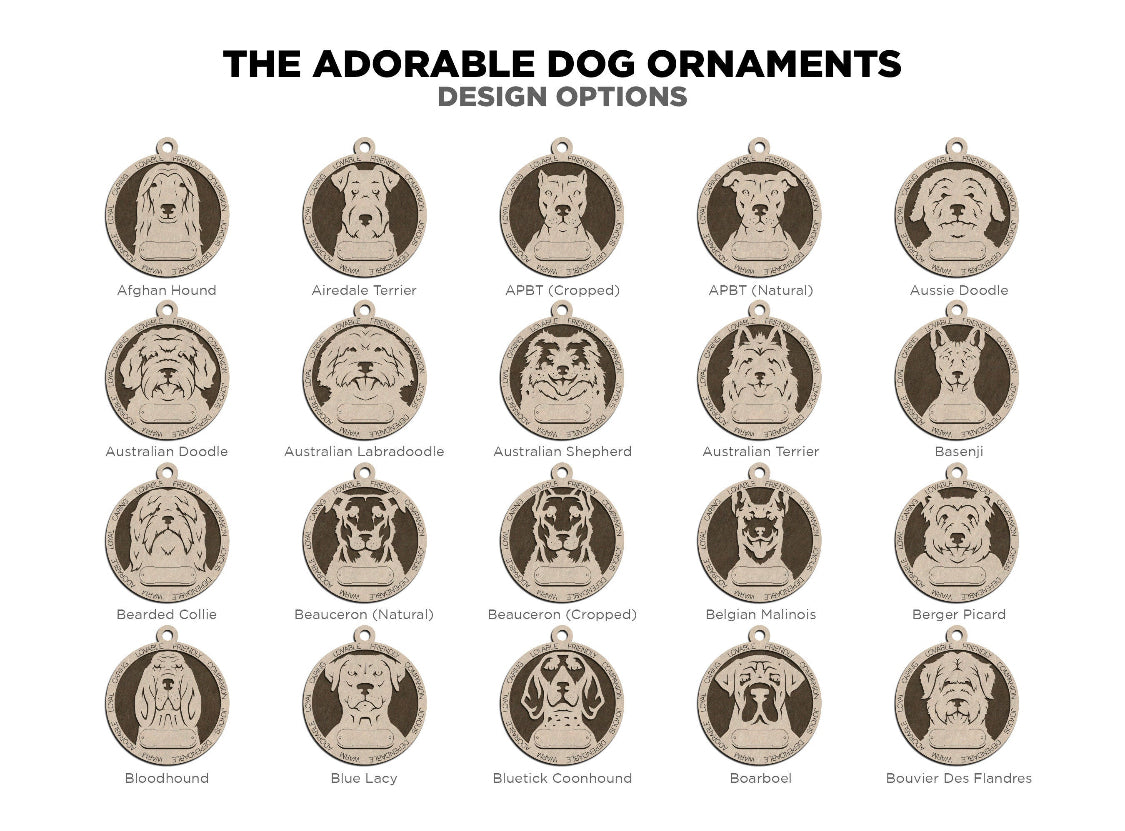 Dog Breed Ornament